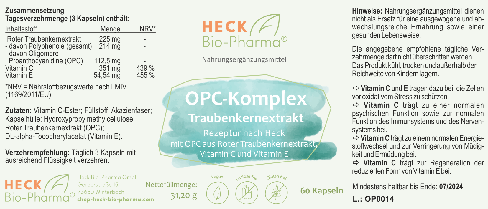 Himero Kapseln - Mit L-Arginin, L-Citrullin, Maca Und Zink - 60 Kapseln