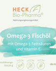 Omega-3 Fischöl, 180 Kapseln