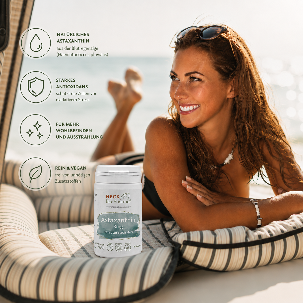 Astaxanthin, 60 Kapseln