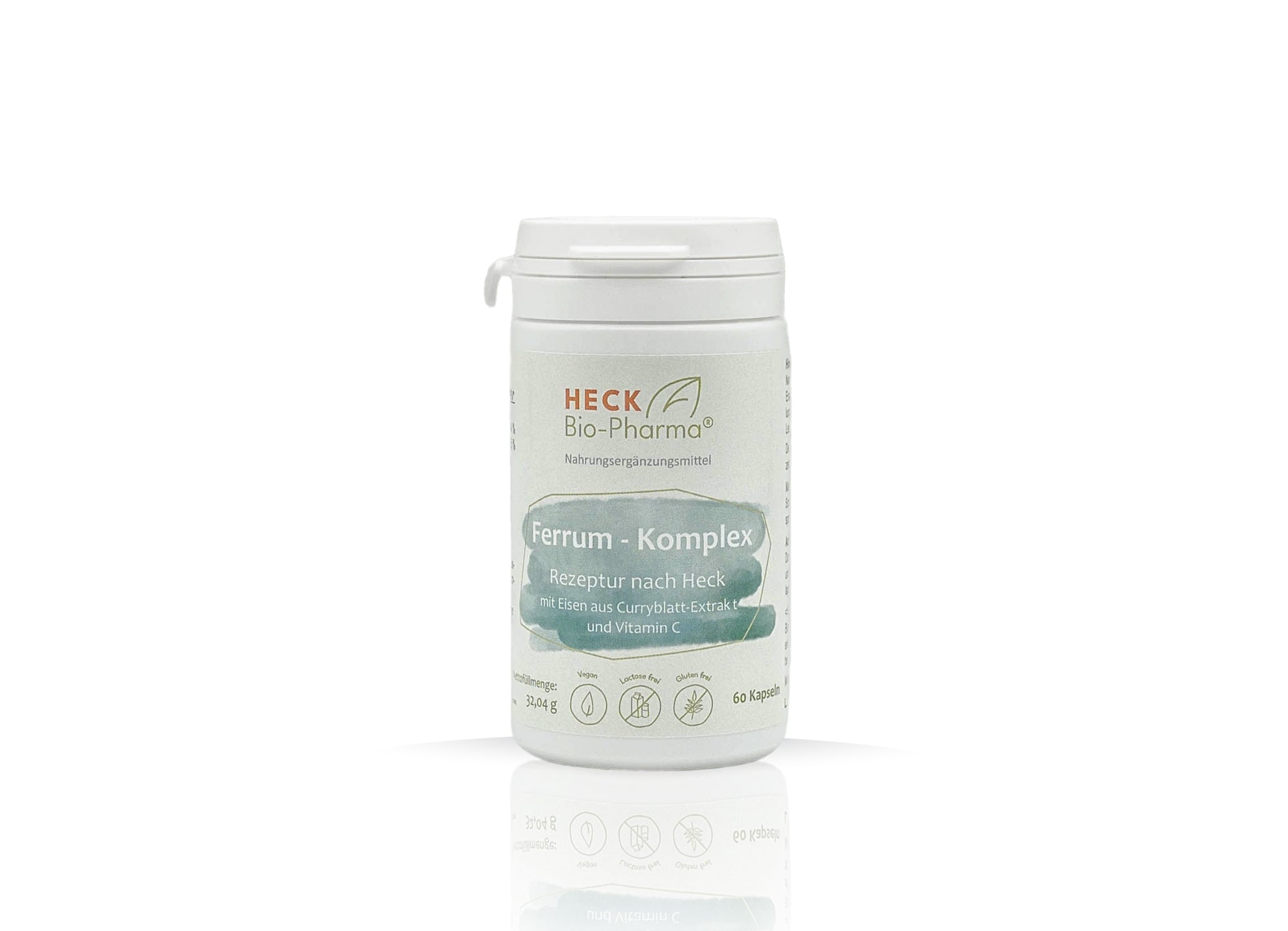 Ferrum-Komplex, 60 Kapseln – Heck Bio-Pharma