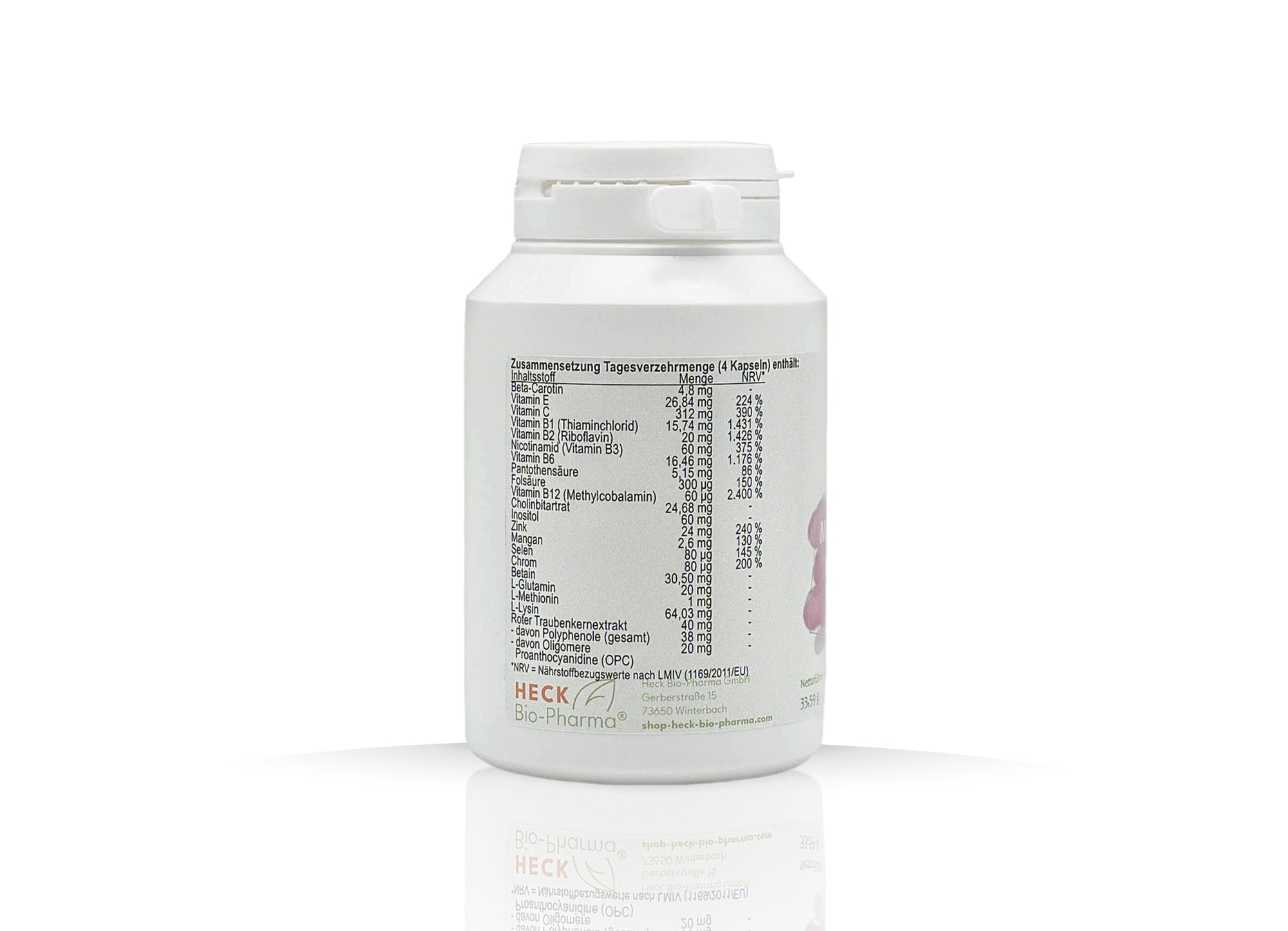 MultiVita Komplex, 60 Kapseln – Heck Bio-Pharma